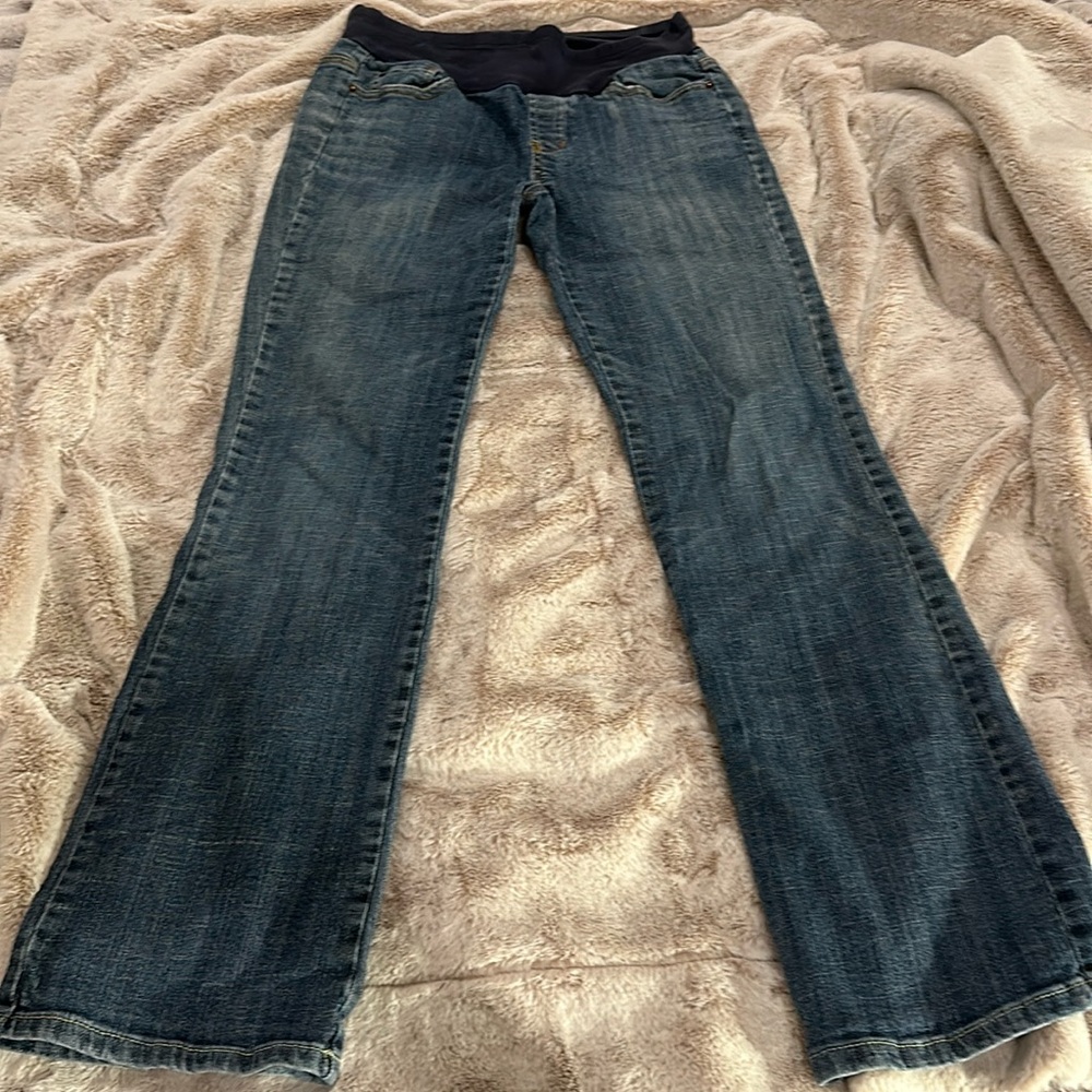 Mimi Maternity Jeans Size small straight leg